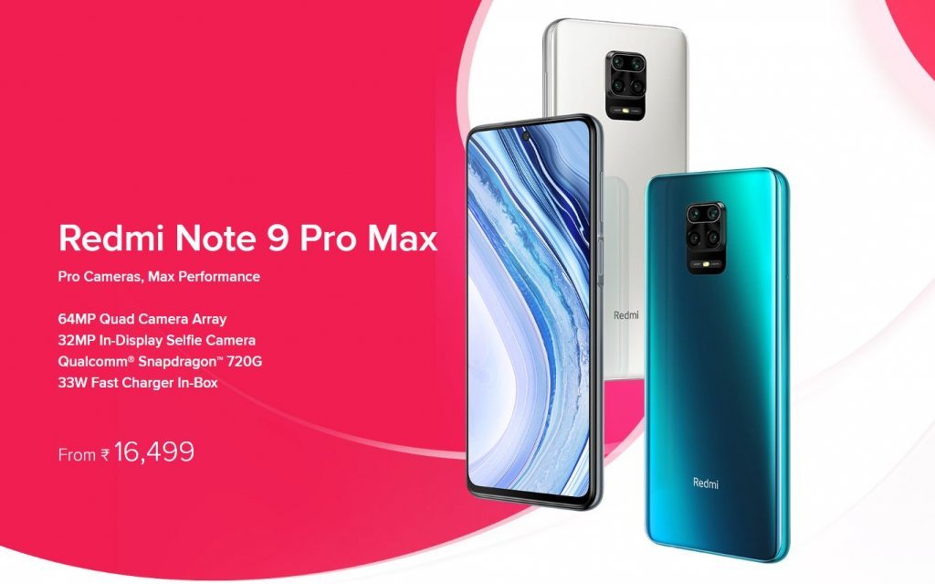 best budget smartphone Redmi Note 9 Pro Max